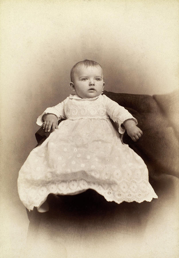 Baby, C1885 Photograph by Granger