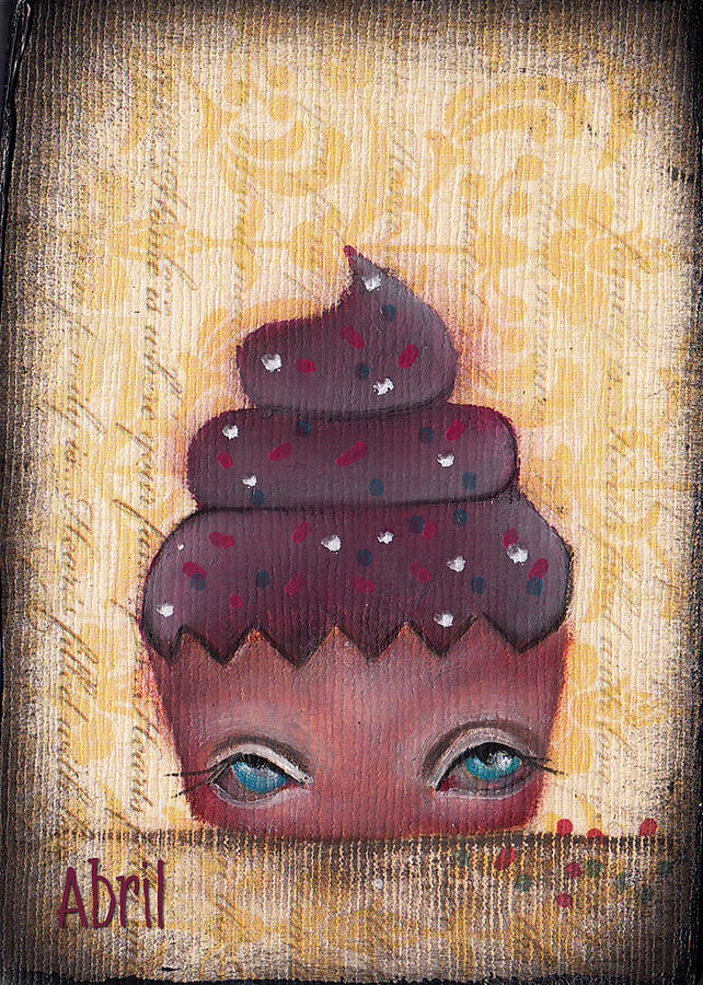 Baby Cakes III Painting by Abril Andrade