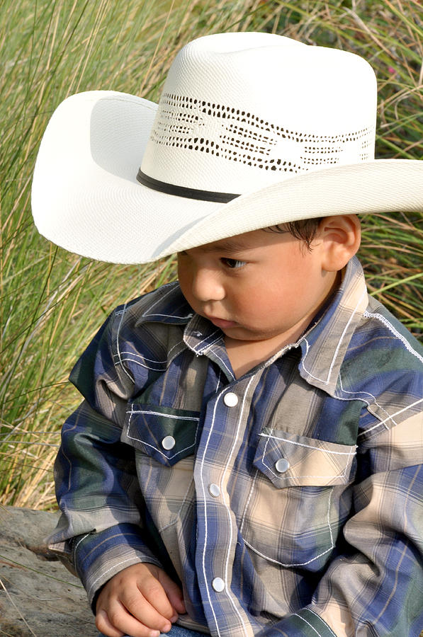 Baby Cowboy Photograph by Teresa Blanton