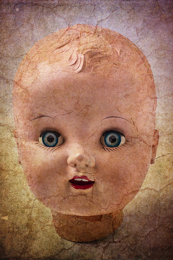 Old Baby Doll Head by Garry Gay