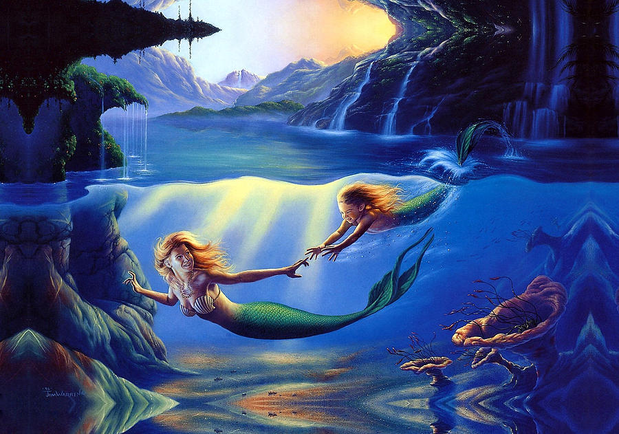 Mermaid Painting - Baby for all my life by Raphael  Sanzio