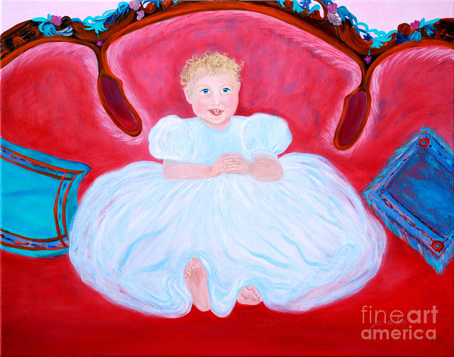 Baby Painting - Baby Girl. Inspirations Collection. by Oksana Semenchenko