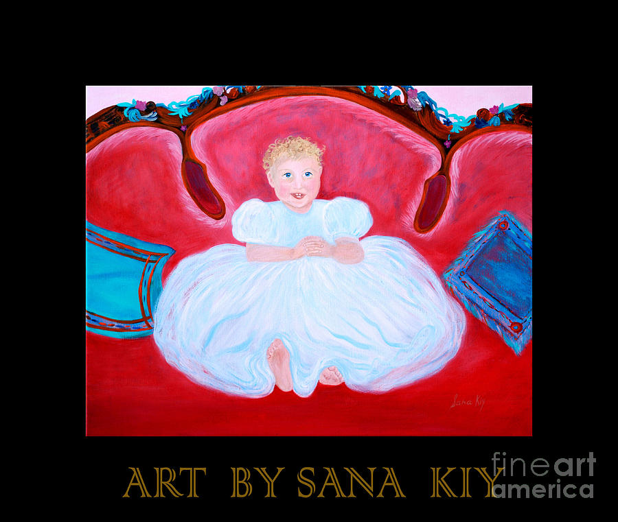 Baby Girl.Inspirations Collection. Painting by Oksana Semenchenko