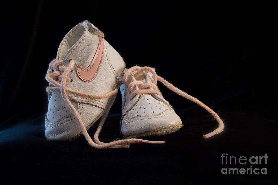 Baby Glrl tennis shoes   Photograph by Sandra Clark
