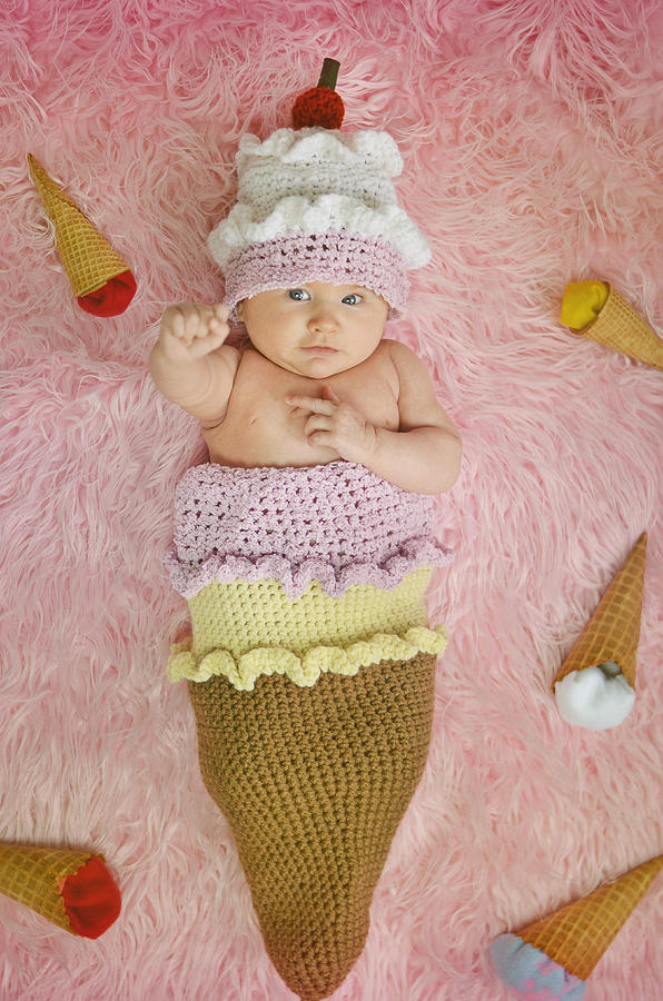 Baby Ice cream cone Photograph by Tanya Pilant