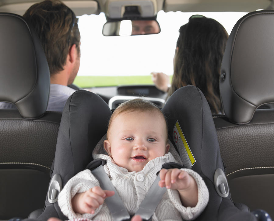 Baby In Car Seat Photograph by Aurelie and Morgan David de Lossy