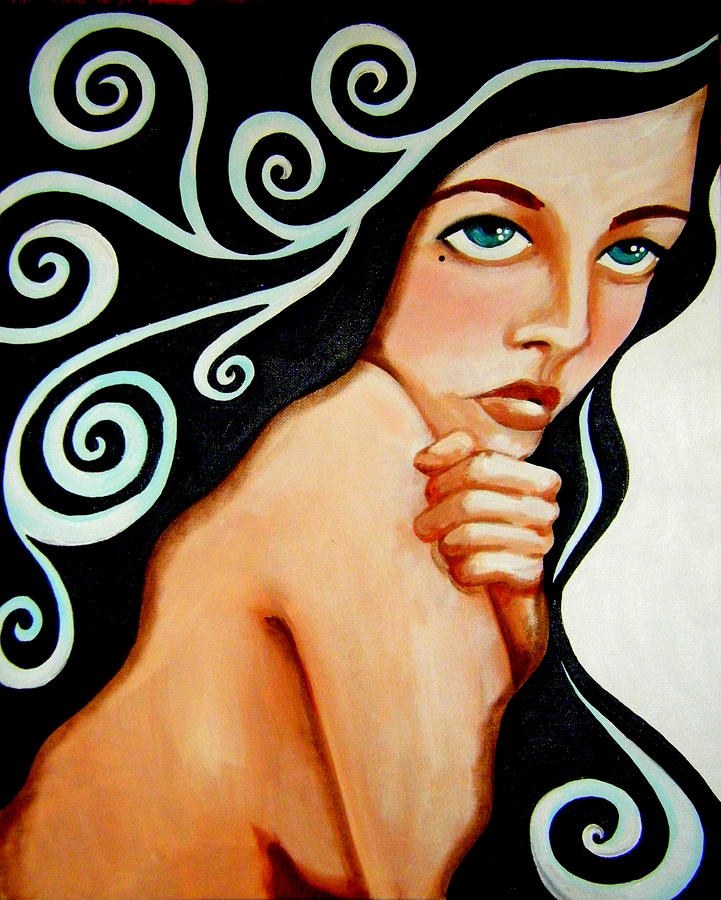 Winter Painting - Baby its cold by Jaymee Laws