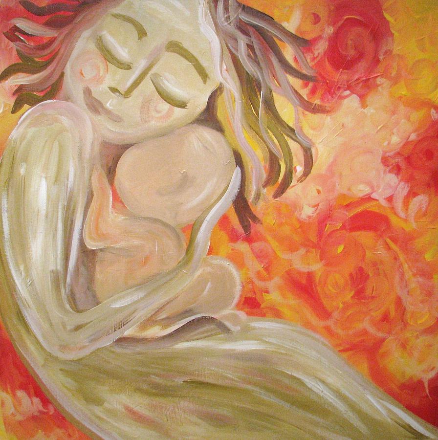 Baby Love Painting by Kelly Simpson Hagen