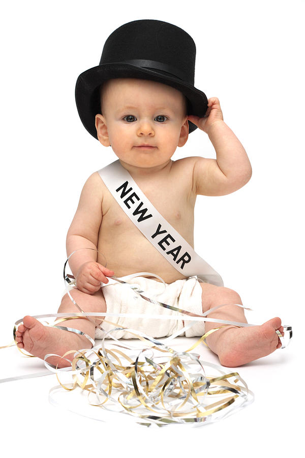 Baby New Year Photograph by Jfairone