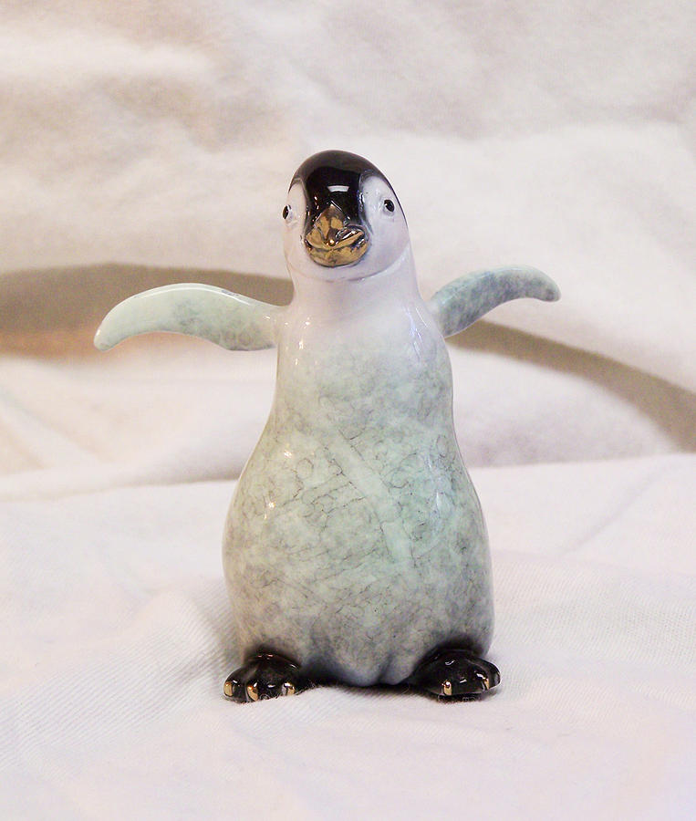 Penguin Sculpture - Baby Penguin by Karl Sanders