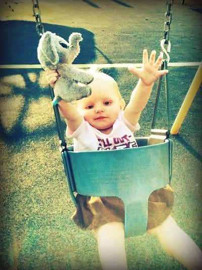 Baby Photograph - Baby Swing 3 by Emma Sechrest