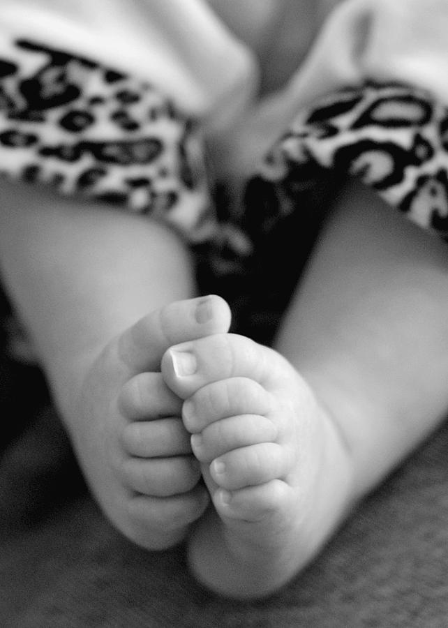 Nail Photograph - Baby Toes by Lisa Phillips