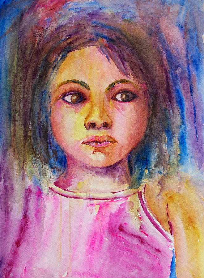 Bacaba Girl Too Painting by Patricia Beebe