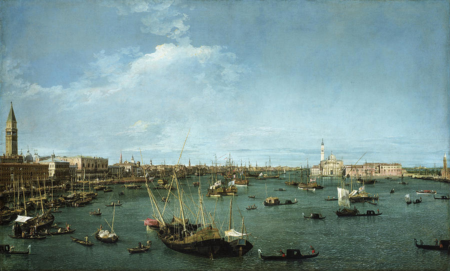 Bacino di San Marco. Venice Painting by Canaletto