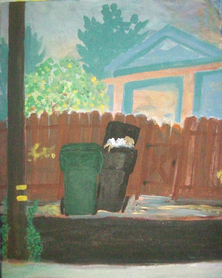 Back Alley Painting by James Christiansen