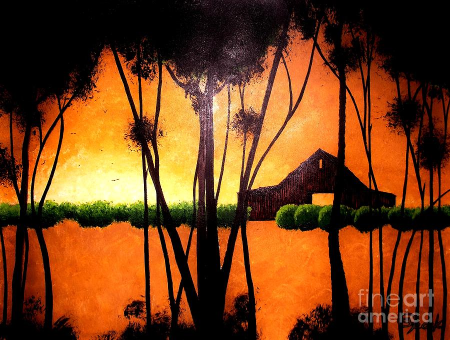 Impressionism Painting - Back at the Barn by Kyle  Brock
