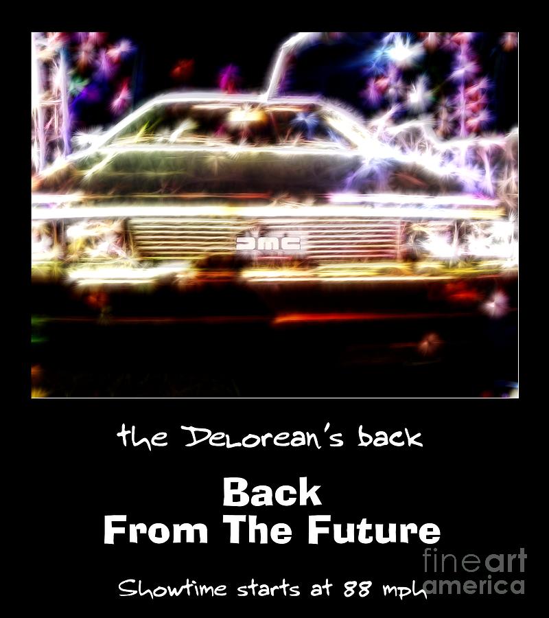 Big Movie Photograph - Back From The Future by Renee Trenholm
