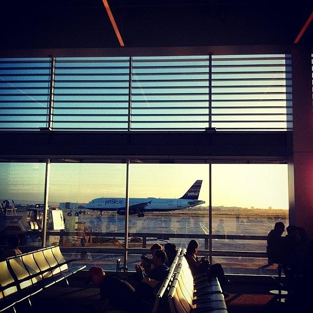 Sunset Photograph - In the Airport. by Dat Dang