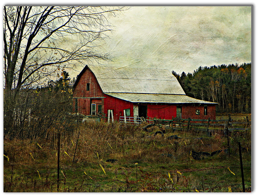 Back Road Barns Photograph by Dianne Lacourciere - Fine Art America