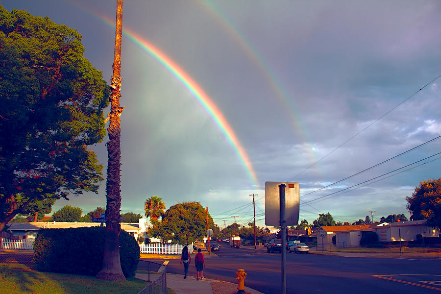 Back To School Rainbow Photograph by Jeremy McKay
