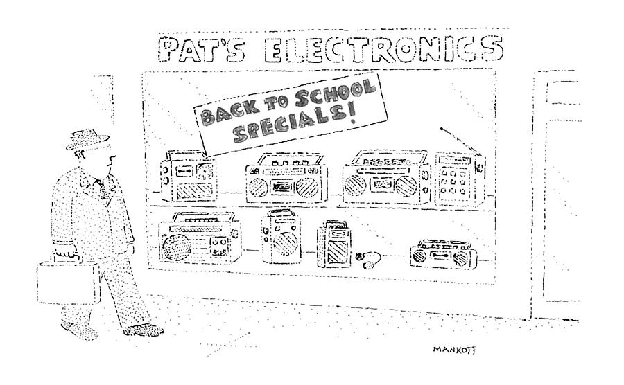 Music Drawing - back To School Specials! by Robert Mankoff