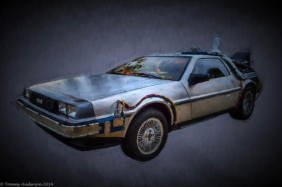 Back To The Future Digital Art - Back to the Future Art by Tommy Anderson