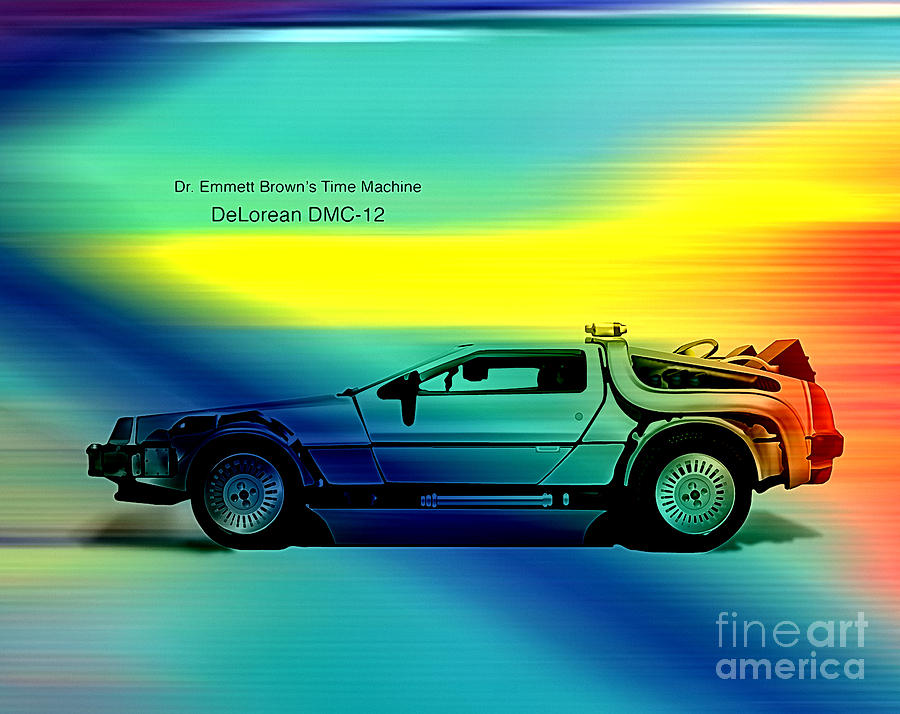 Doc Brown Mixed Media - Back To The Future by Marvin Blaine
