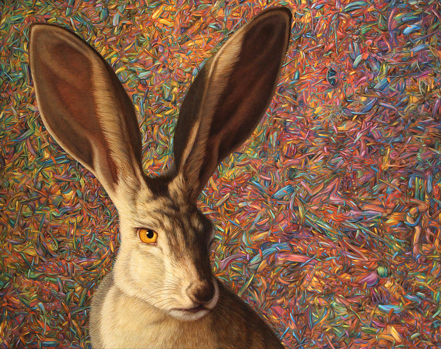 Wildlife Painting - Background Noise by James W Johnson