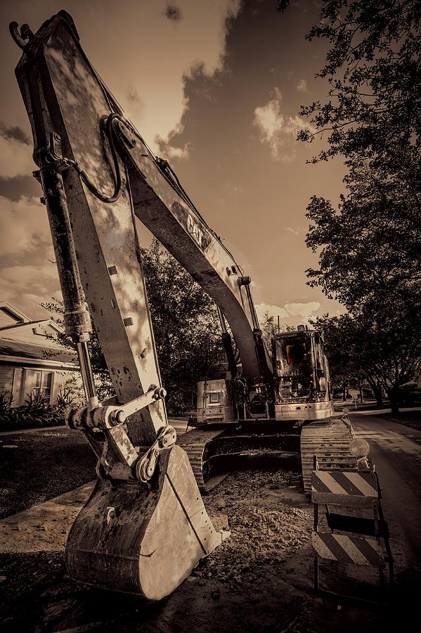 Backhoe-3 Photograph by Rudy Umans