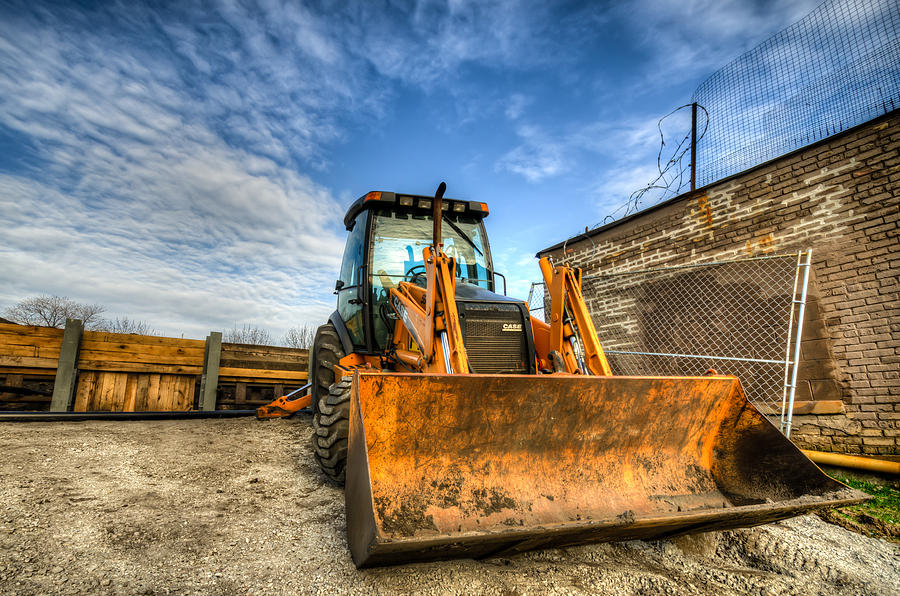 Backhoe Photograph by Anthony Doudt
