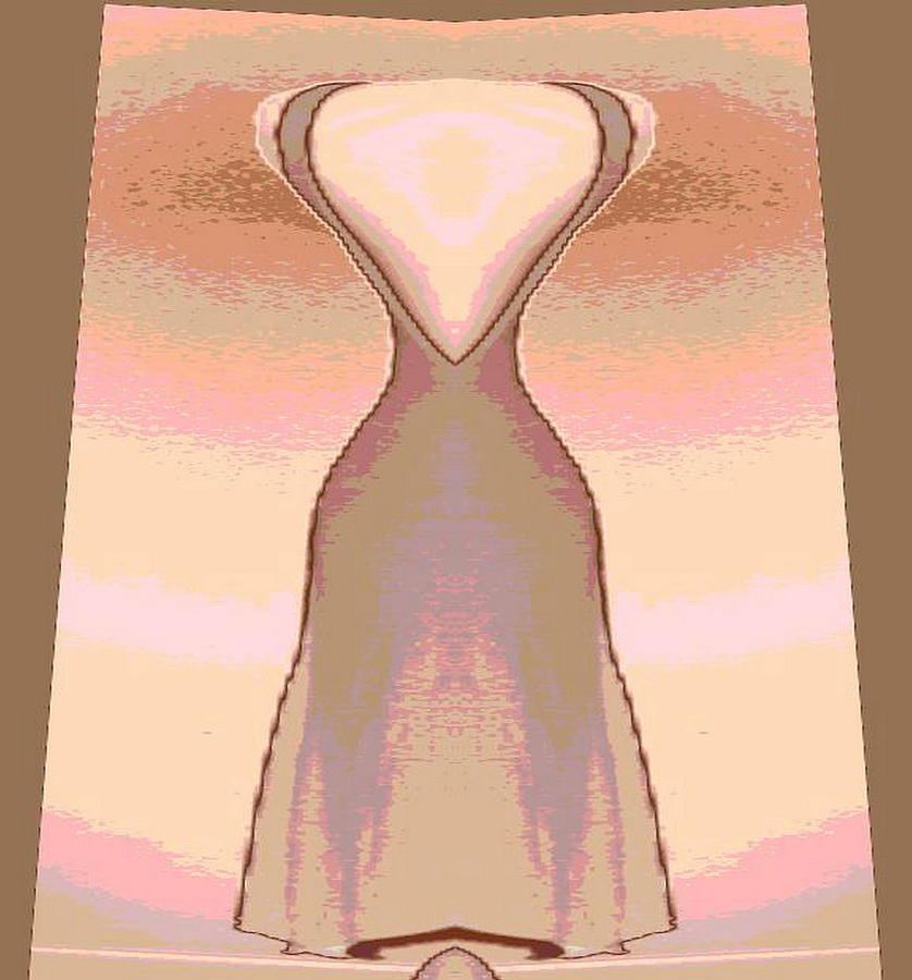 Backless Dress Digital Art by Mary Russell