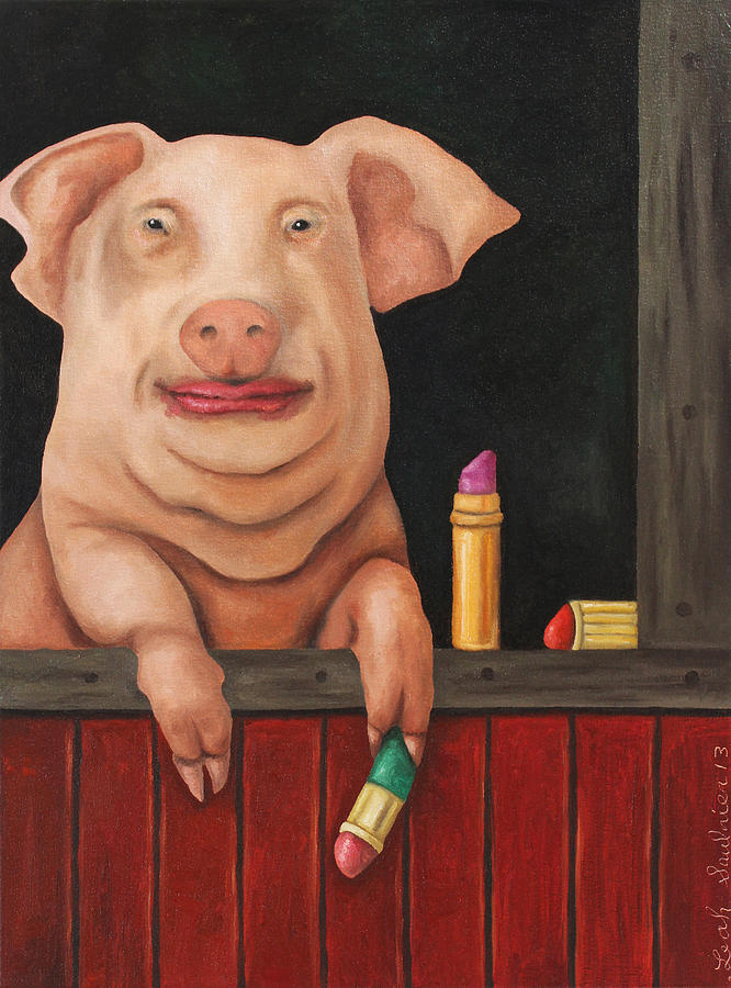 Bacon Flavored Painting by Leah Saulnier The Painting Maniac