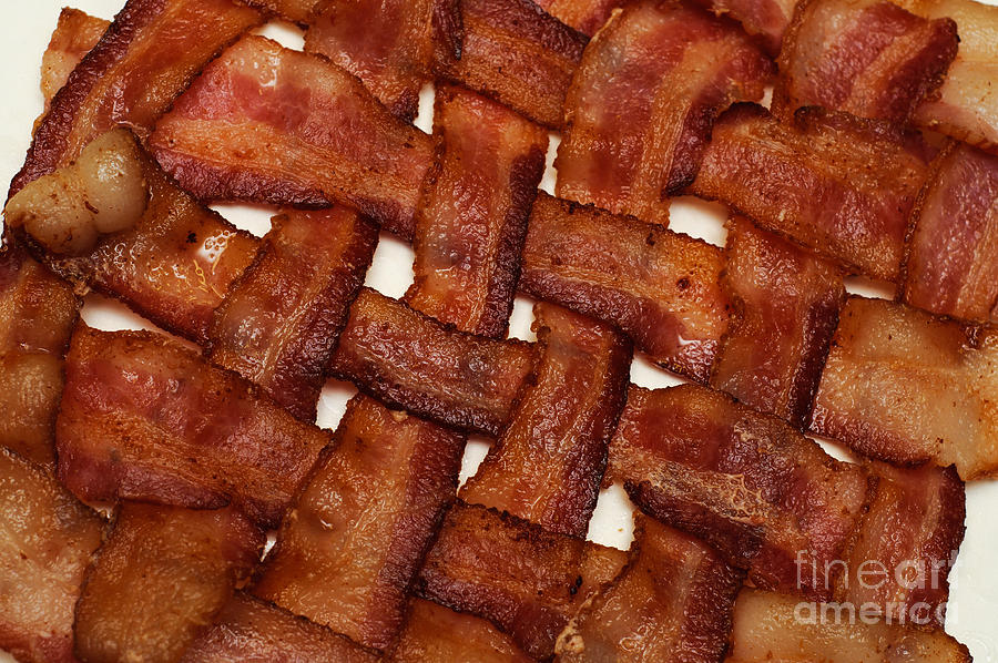 Bacon Weave Photograph by Andee Design