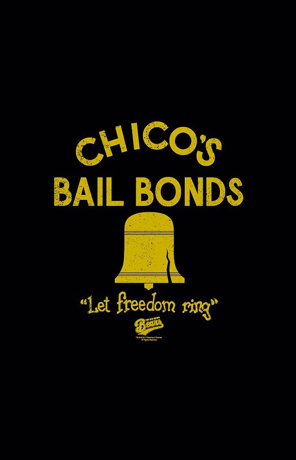 Baseball Digital Art - Bad News Bears - Chicos Bail Bonds by Brand A
