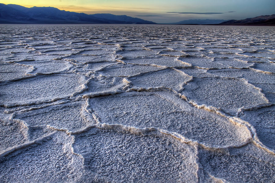 Bad Water at Sunset Death Valley Photograph by Pierre Leclerc Photography