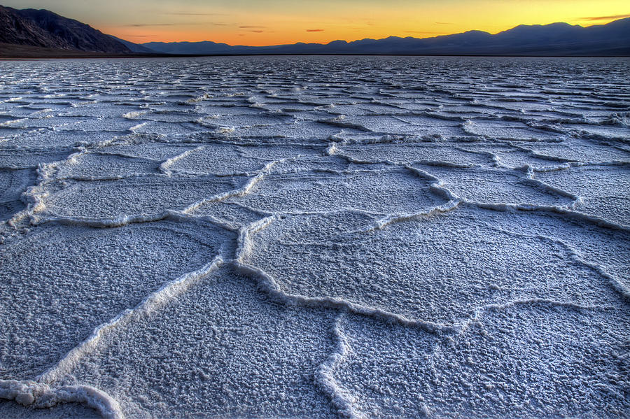 Bad Water Sunset Death Valley Photograph by Pierre Leclerc Photography