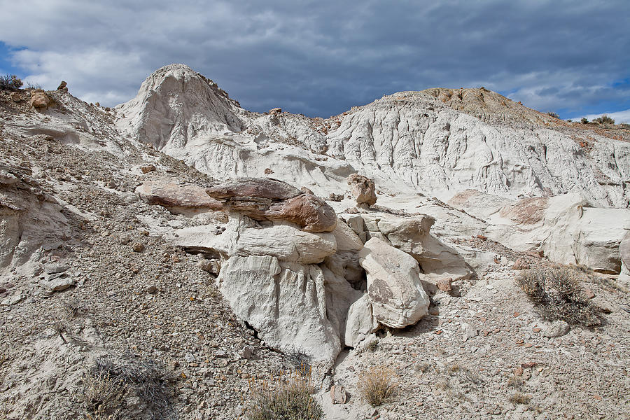 Badlands - New Mexico Photograph by Del Duncan