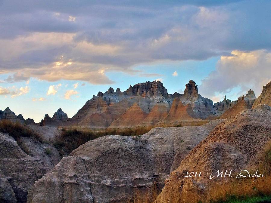 Badlands National Park Digital Art by Mary Dreher