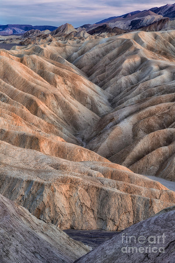 Badlands of Death Valley Photograph by Jerry Fornarotto