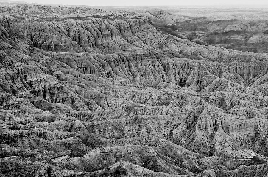 Badlands of Great American Southwest - 3 Photograph by Photography  By Sai