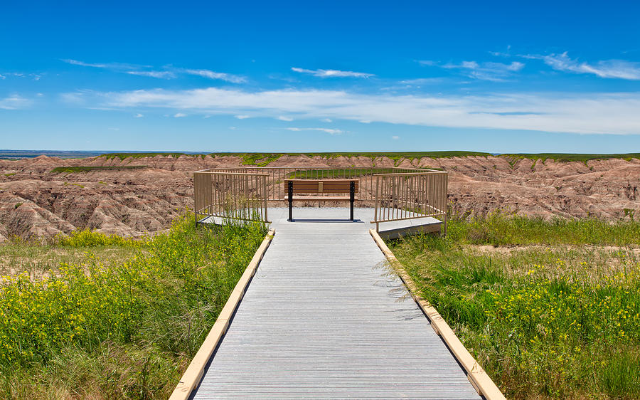 Badlands Overlook Photograph by John M Bailey - Pixels