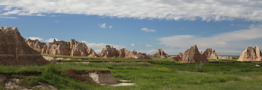 Badlands Rock Formations Photograph by Jean Clark