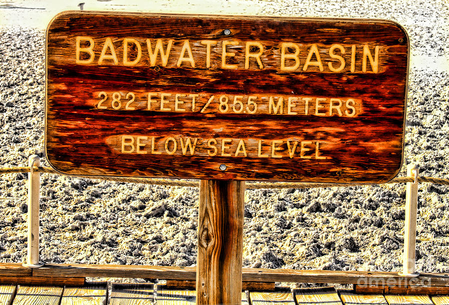 Badwater Basin by Diana Sainz Photograph by Diana Raquel Sainz