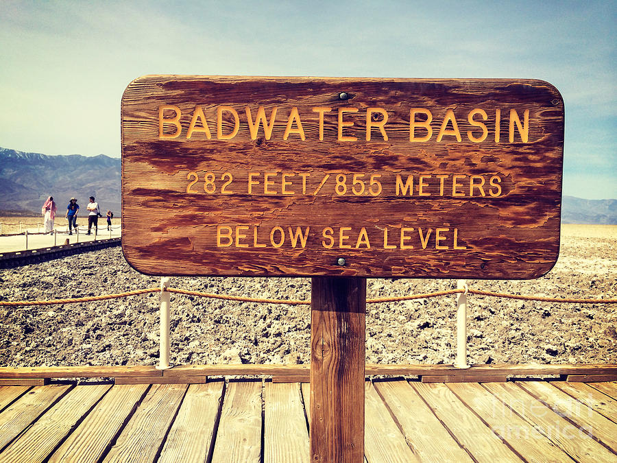 Badwater Photograph by Colin and Linda McKie