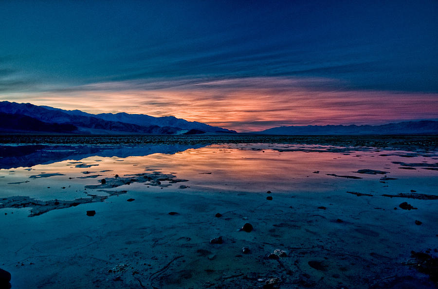 Badwater Sunset Photograph by Cat Connor
