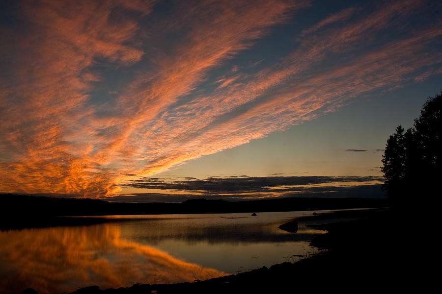 Bagaduce Sunset Photograph by Greg DeBeck