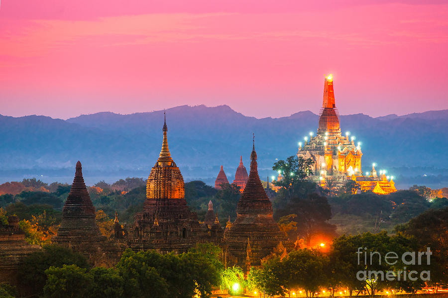 Bagan - Myanmar Photograph by Luciano Mortula