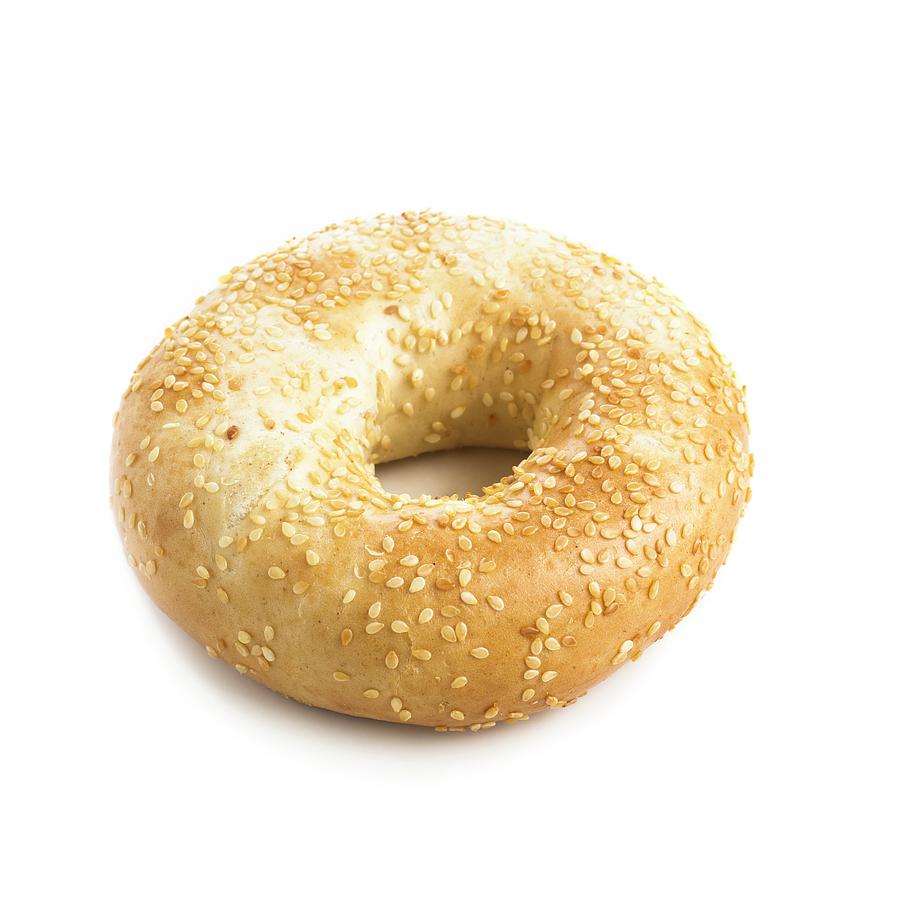 Bread Photograph - Bagel by Science Photo Library
