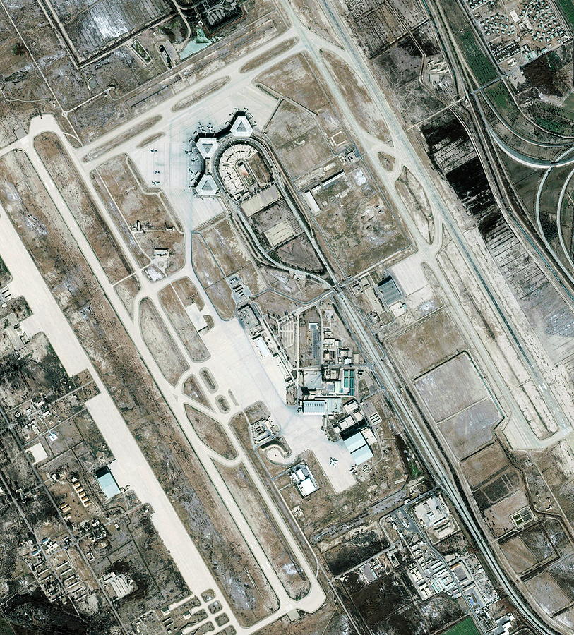 Baghdad International Airport Photograph by Geoeye/science Photo Library