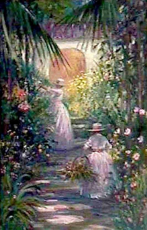 Bahama Garden Painting by Philip Corley